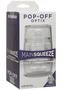 Main Squeeze Pop Off Ultraskyn Compact Masturbator - Pussy And Butt - Clear